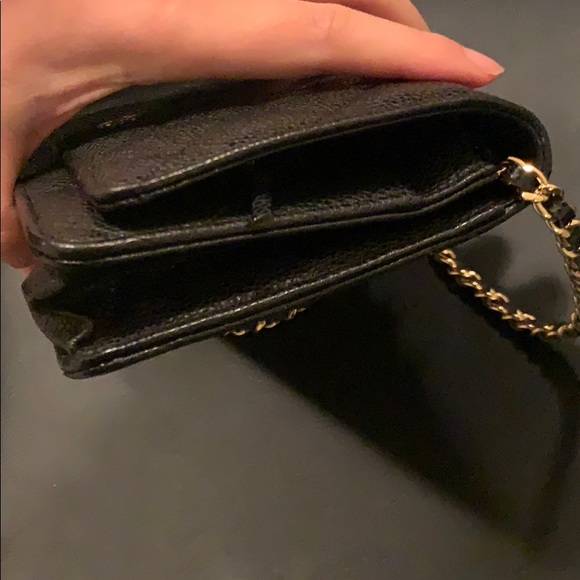 Chanel wallet on chain black Caviar skin with gold - Picture 4 of 4